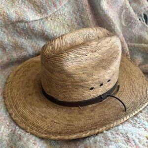 Gold Coast  Straw Sun Hat with Brown Band - Natural#neutral#beach#coastalcowgirl